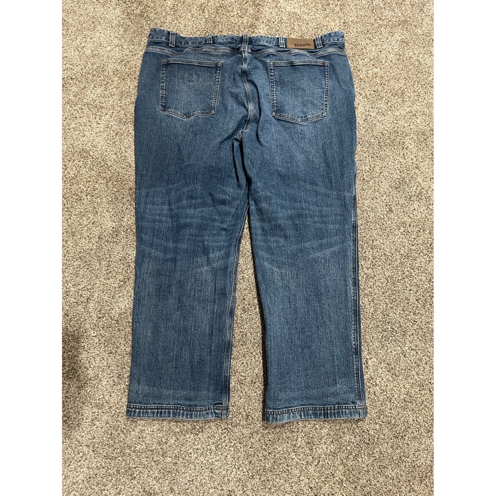 Duluth Trading Co Ballroom Flex Jeans Mens 46x30 Relaxed Fit Medium Wash Blue - Picture 2 of 10
